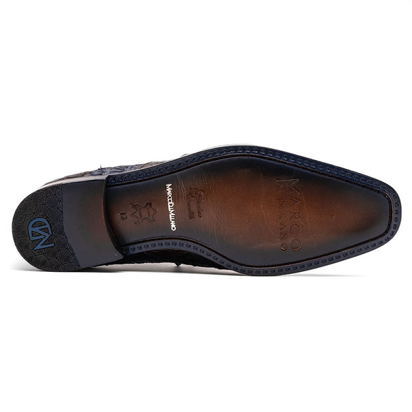 Marco Di Milano Luciano Navy/Brown Wingtips Shoes