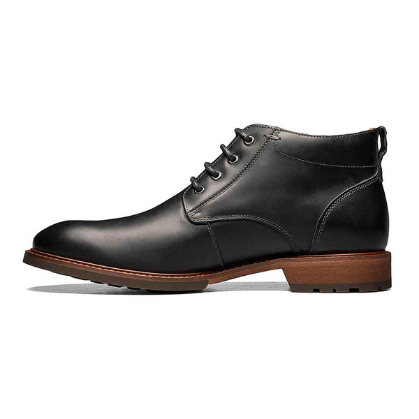 Florsheim Black Lodge Plain Toe Chukka Boots