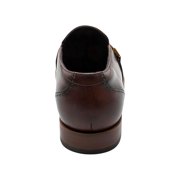 Stacy Adams Brown BUCKLEY Moc Toe Ornament Slip On Shoes