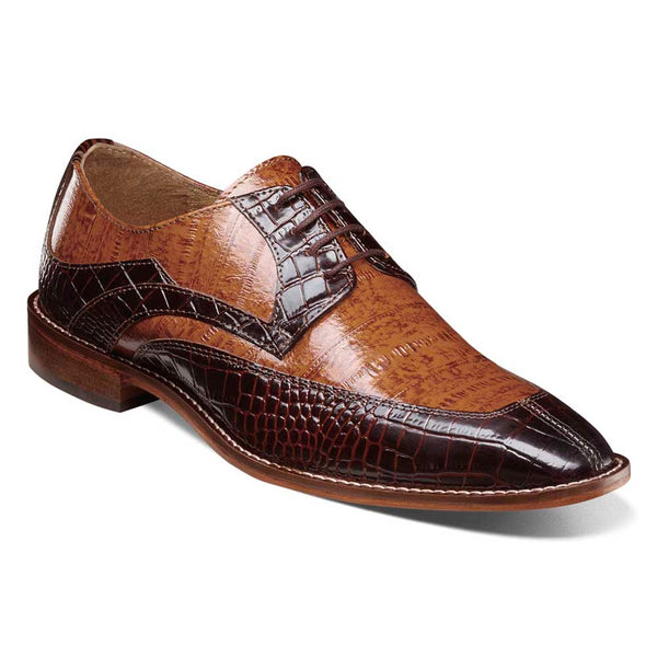Stacy Adams TRUBIANO Brown Moc Toe Oxford Shoes