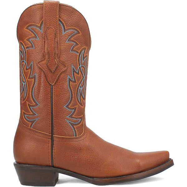 Dingo Gold Rush Tan Leather Snip Toe Western Boots