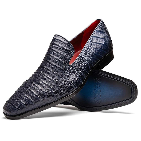 Marco Di Milano Trento Navy Slip-Ons