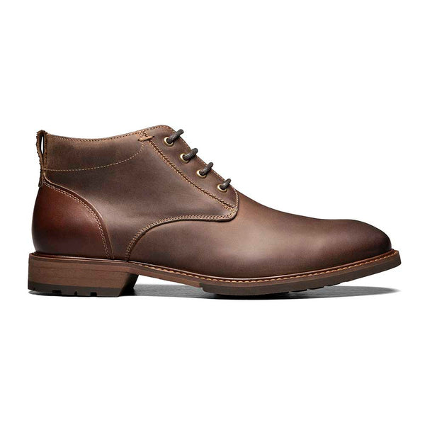 Florsheim Brown Crazy Horse Lodge Plain Toe Chukka Boots