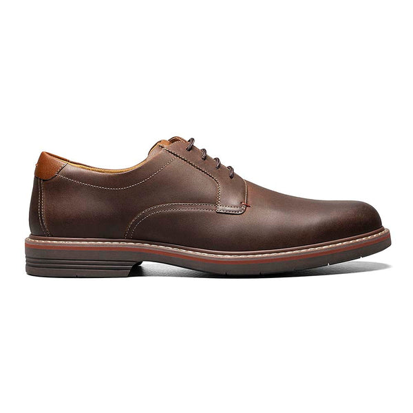 FLORSHEIM Men's Norwalk Plain Toe Crazy Brown Oxford Shoe