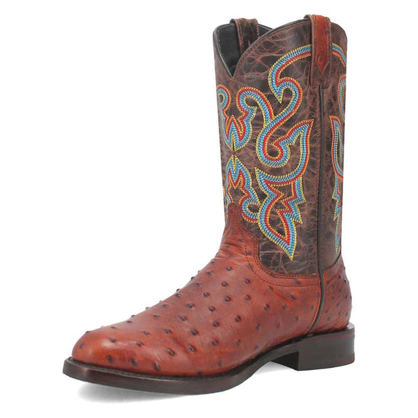 Dingo's Saw Buck Brown Lizard Print Leather Boots