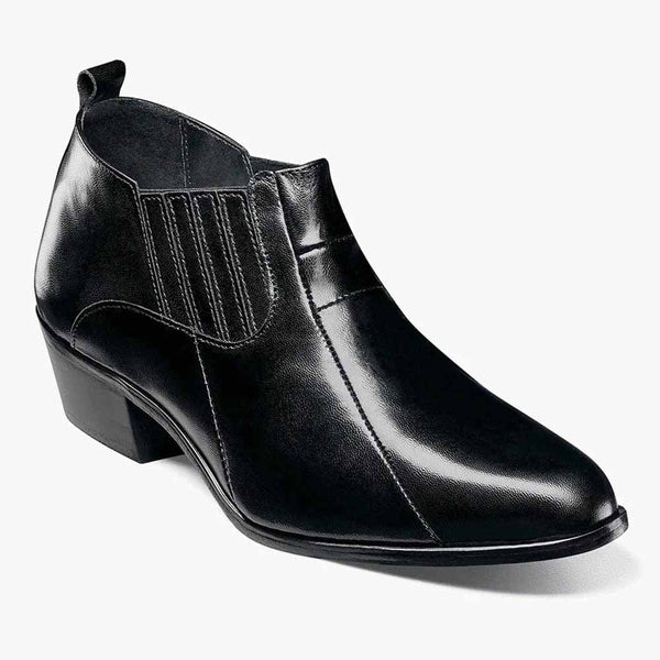 Stacy Adams Sotaro Black Cuban Heel Boots