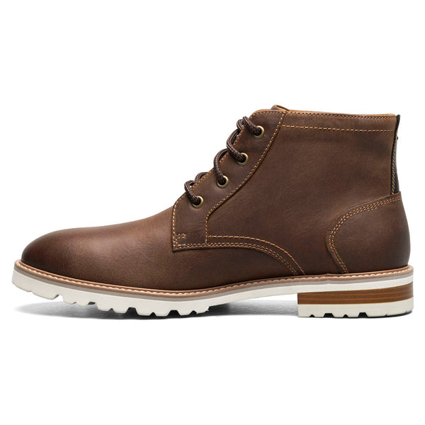 Florsheim Renegade Plain Toe Brown Crazy Horse 4 Eye Boots