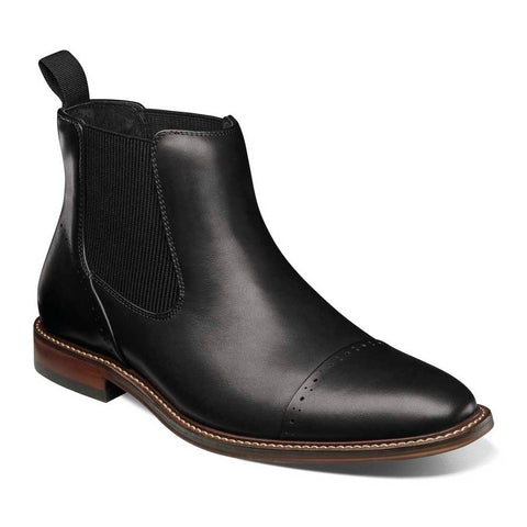 Stacy Adams Maury Black Cap Toe Chelsea Boot