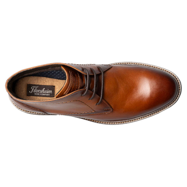 Florsheim Forge Plain Toe Cognac Chukka Boots