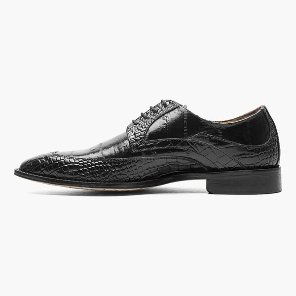 Stacy Adams Black Moc Toe Oxford Shoes