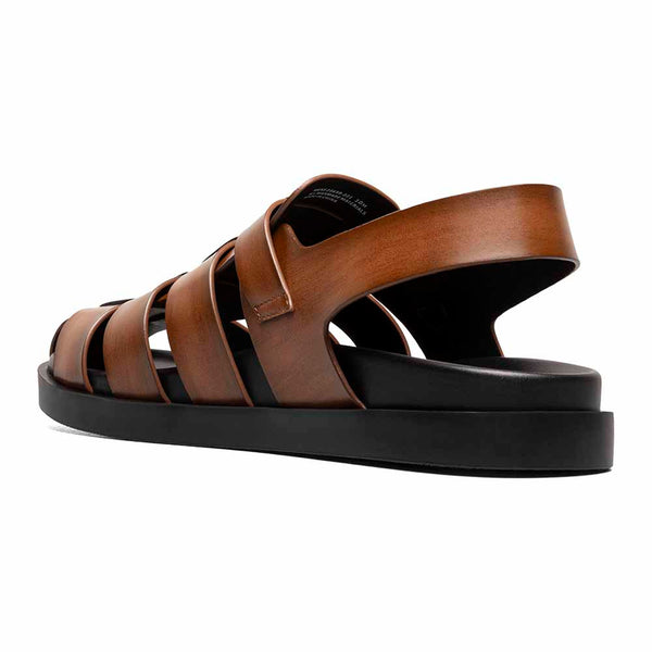 Stacy Adams Cognac MONTEGO Slingback Buckle Sandal