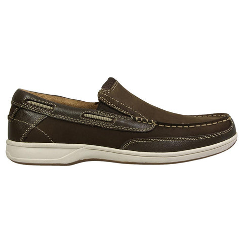 Florsheim Lakeside Brown Moc Toe Slip On Shoes