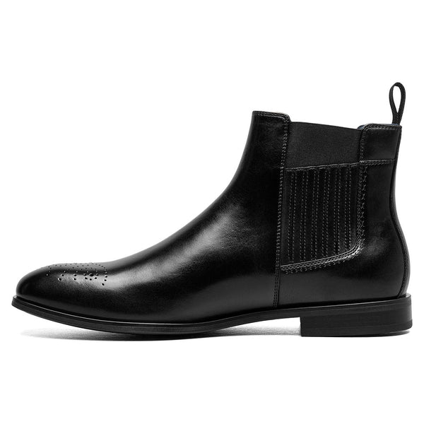 Stacy Adams Bradley Black Men’s Plain Toe Chelsea Boots