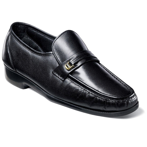 Florsheim Riva Black Moc Toe Bit Loafer