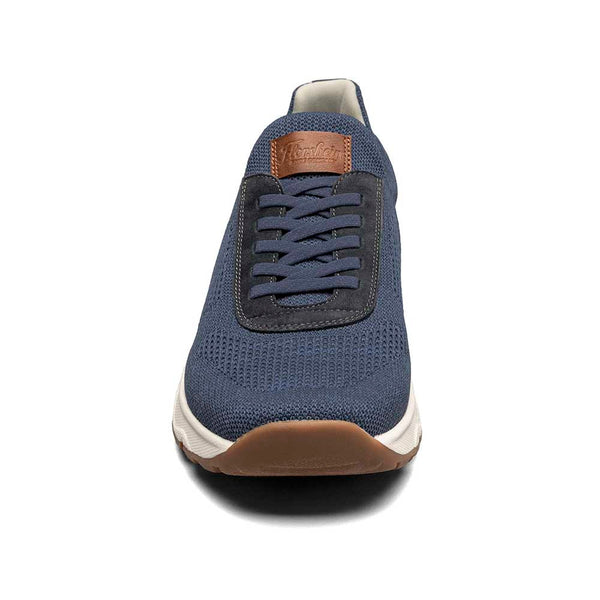 Florsheim Navy Satellite Knit Elastic Lace Slip On Sneaker