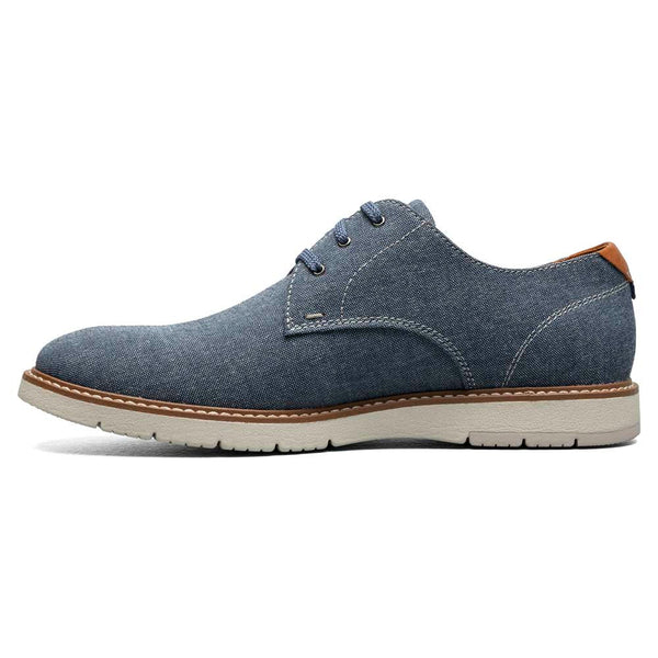 Florsheim VIBE Canvas Plain Toe Blue Oxford Shoes