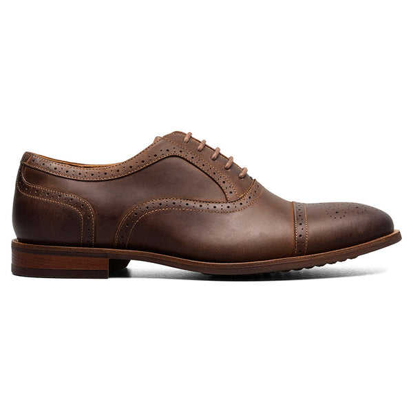 Florsheim Rucci Cap Toe Balmoral Oxford Brown Men’s Dress Shoes