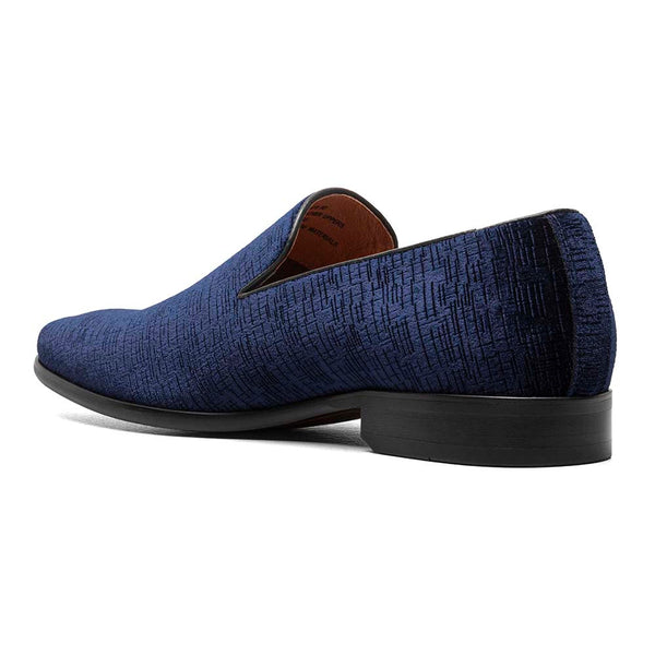 Florsheim Navy Postino Plain Toe Velvet Slip On