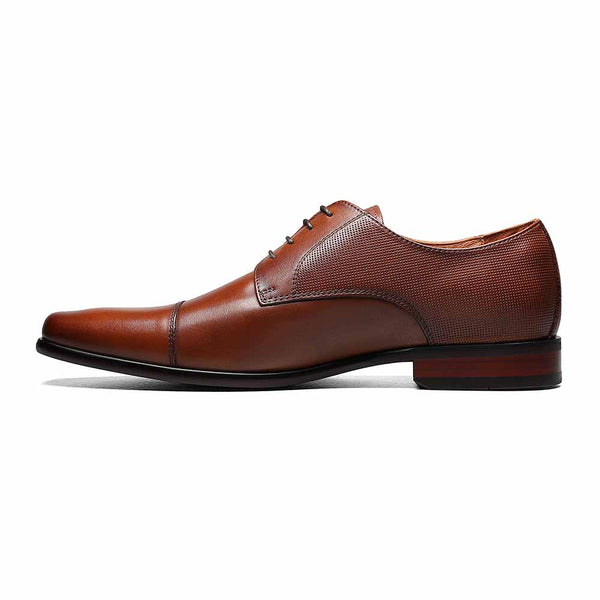 Florsheim Postino Oxford Cognac Cap Toe Shoes