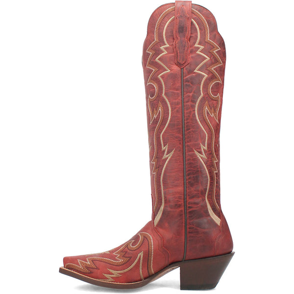 Dan Post Women's Tall Wine Western Triad Silvie Boots