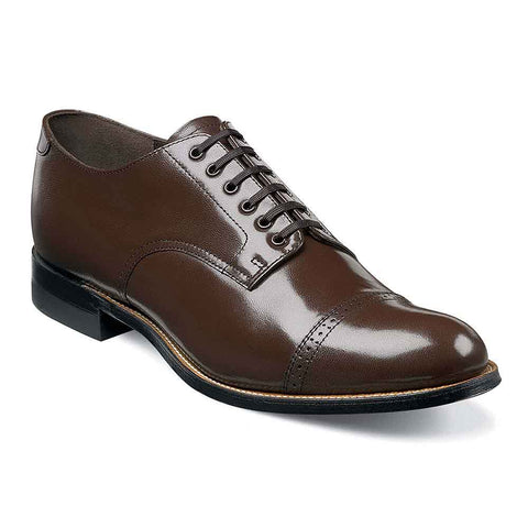 Stacy Adams Madison Brown Cap Toe Oxfords