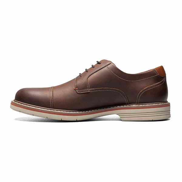 Florsheim Norwalk Oxford Brown CH Cap Toe Shoes