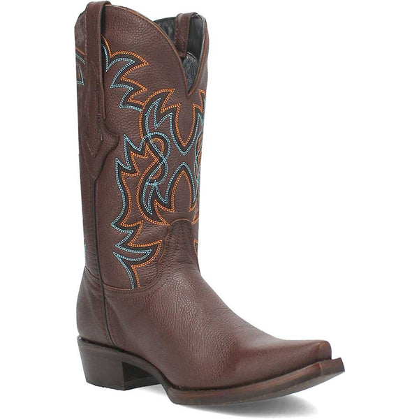 Dingo Gold Rush Brown Leather Snip Toe Western Boots