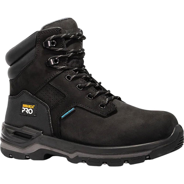 Bonanza Woodland 7" Black Waterproof Work Boots