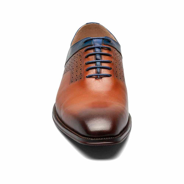 Stacy Adams Cognac Multi HALLOWAY Plain Toe Oxford