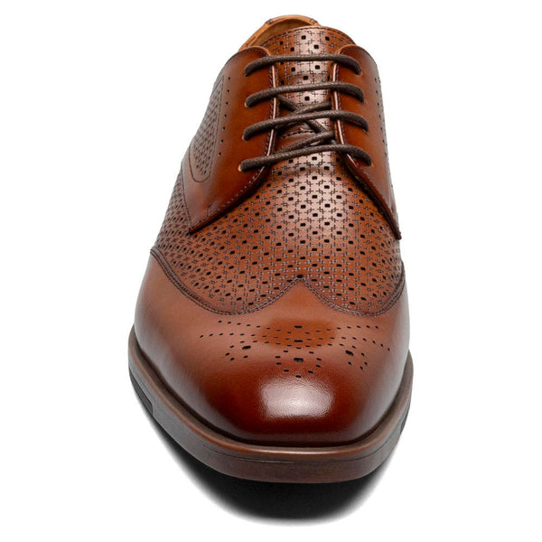 Stacy Adams Asher Cognac Wingtip Lace Up