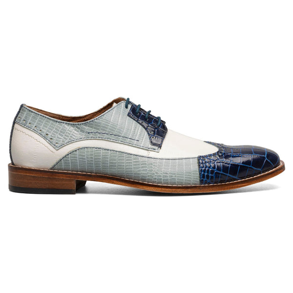 Stacy Adams Gallinari Blue Multi Wingtip Lace Up