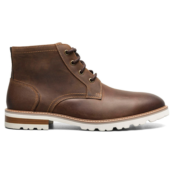 Florsheim Renegade Plain Toe Brown Crazy Horse 4 Eye Boots