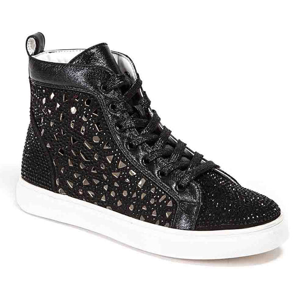 Lady Couture New York Black High-top Sneakers