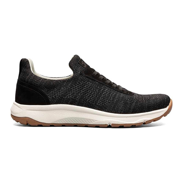 Florsheim Black Satellite Knit Elastic Lace Slip On Sneaker