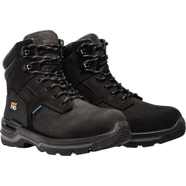 Bonanza Woodland 7" Black Waterproof Work Boots