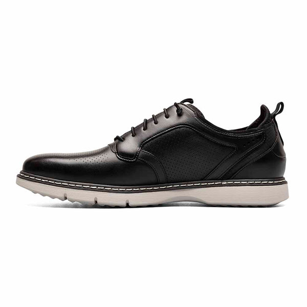 Stacy Adams Black SYNC Plain Toe Elastic Lace Up