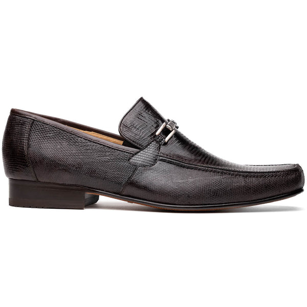 Marco Di Milano Fabro Brown Lizard Loafers