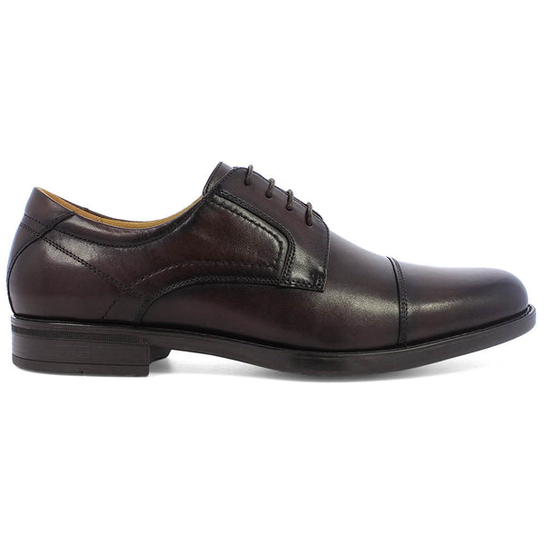 Florsheim Midtown Brown Leather Cap Toe Oxfords