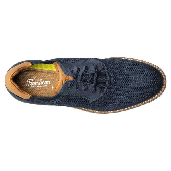 Florsheim VIBE Knit Plain Toe Navy Oxford Shoes