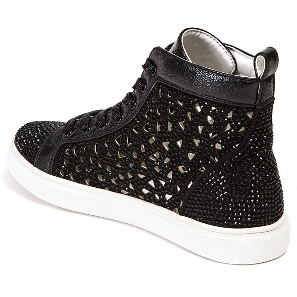 Lady Couture New York Black High-top Sneakers