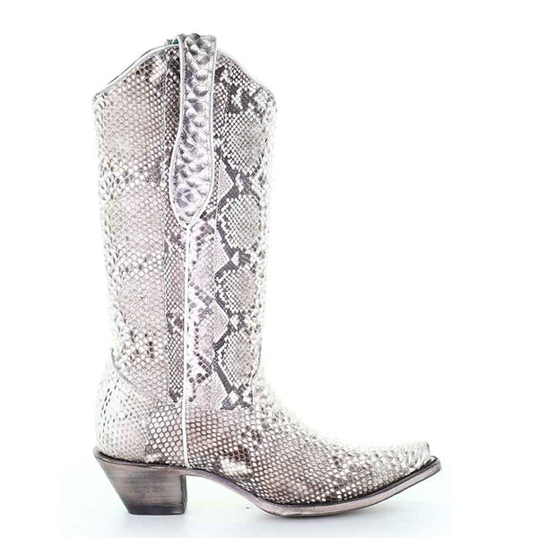 Corral Natural Python Cowgirl Boots