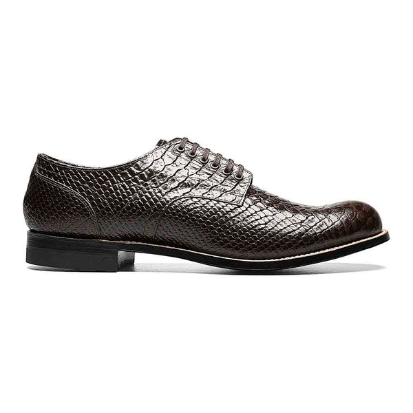 Stacy Adams Madison Brown Anaconda Print Oxford