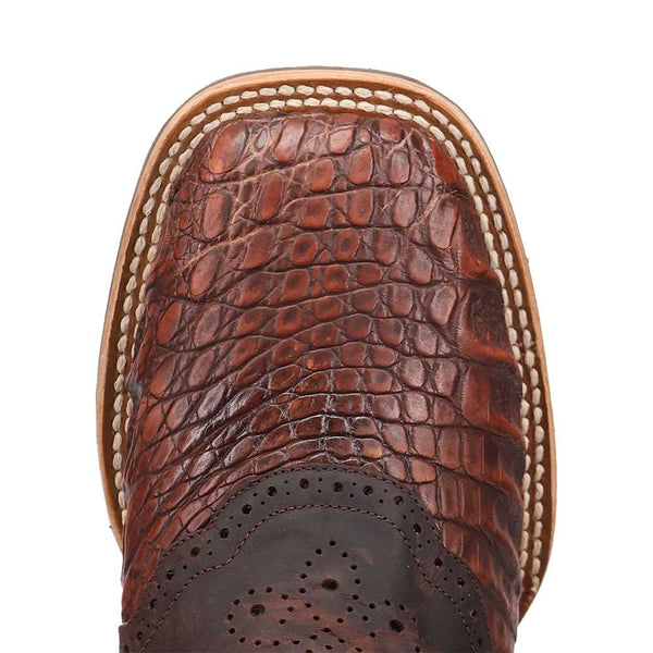 Dan Post Men's Egan Brown Caiman Leather Western Boots