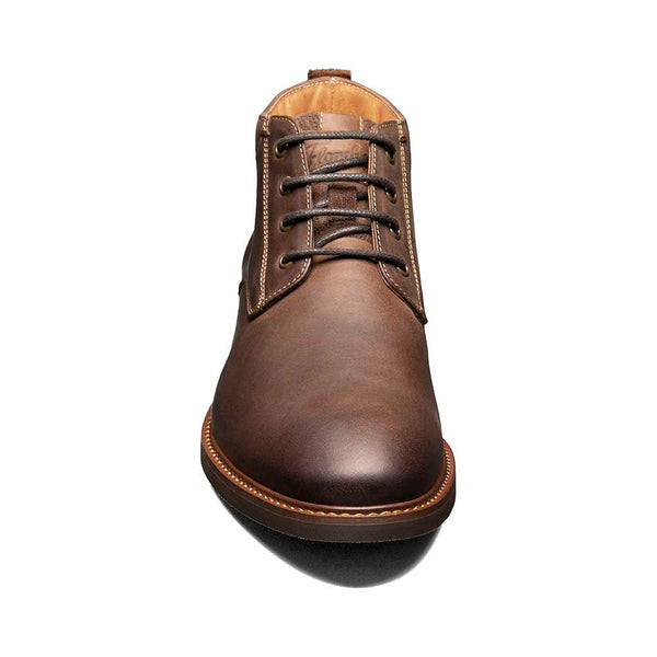 Florsheim Brown Crazy Horse Lodge Plain Toe Chukka Boots