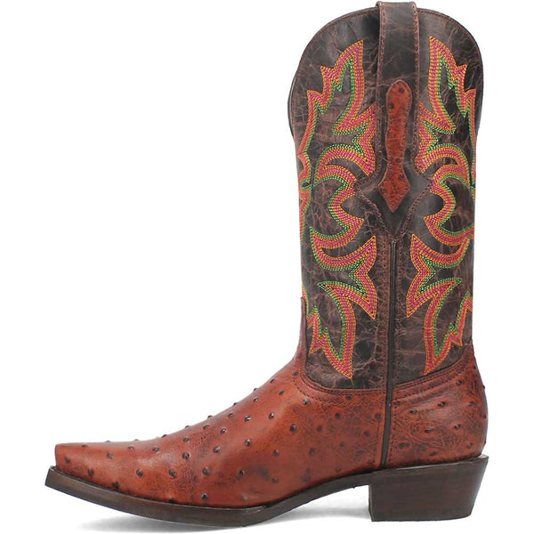 Dingo's Outlaw Cognac Snip Toe Cowboy Boot