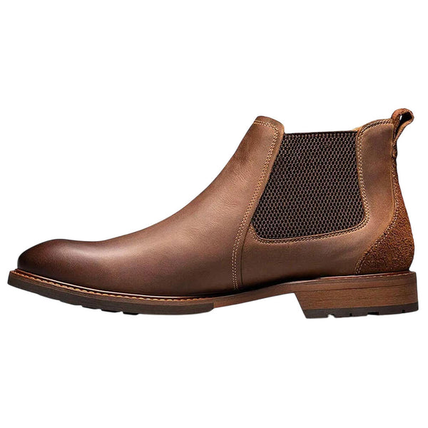 Florsheim Men's Lodge Brown Plain Toe Gore Boots