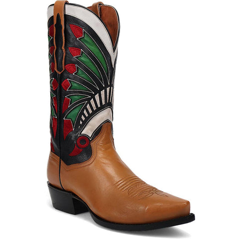 Dan Post Men's Snip Toe Western Tom Horn Tan Ronan Boots