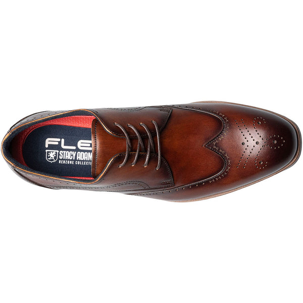 Stacy Adams Brown BRAYDEN Wingtip Oxford Shoes