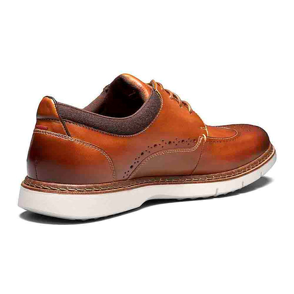 Stacy Adams Synergy Cognac Smooth Leather Mens Wingtip Oxford