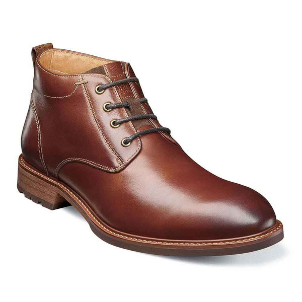 Florsheim Chestnut Smooth Lodge Plain Toe Chukka Boots